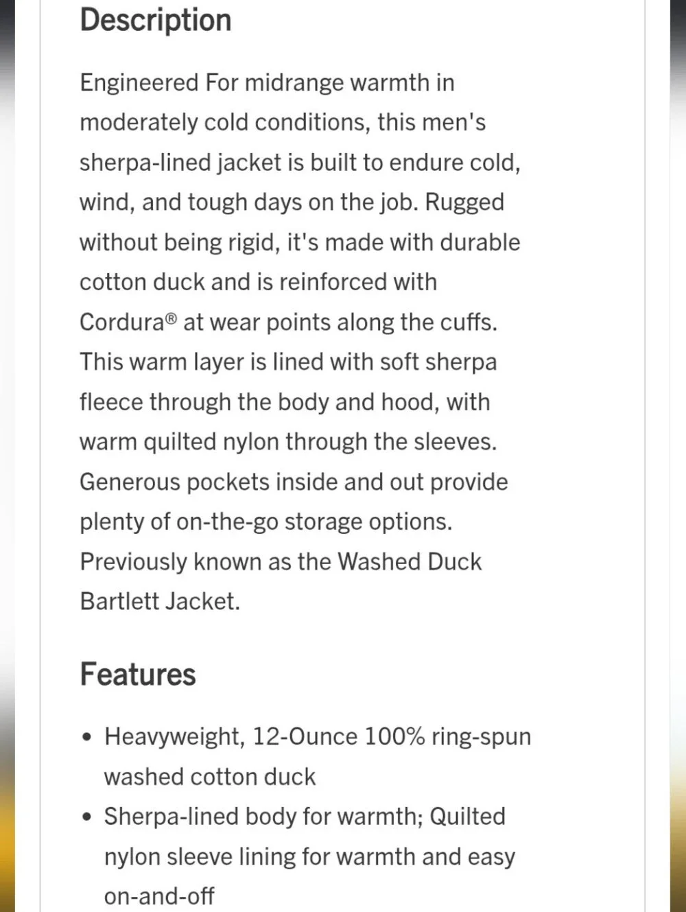 Carhartt Washed Duck Bartlett Jacket Brown Tan Men's 3XL TALL 103826